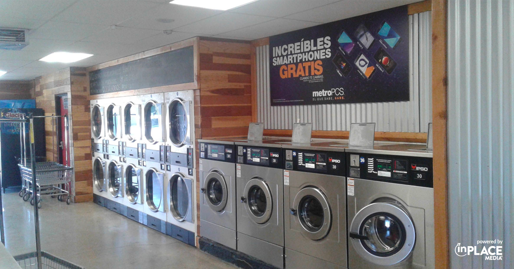 Laundromat Window Display & Wall Banner